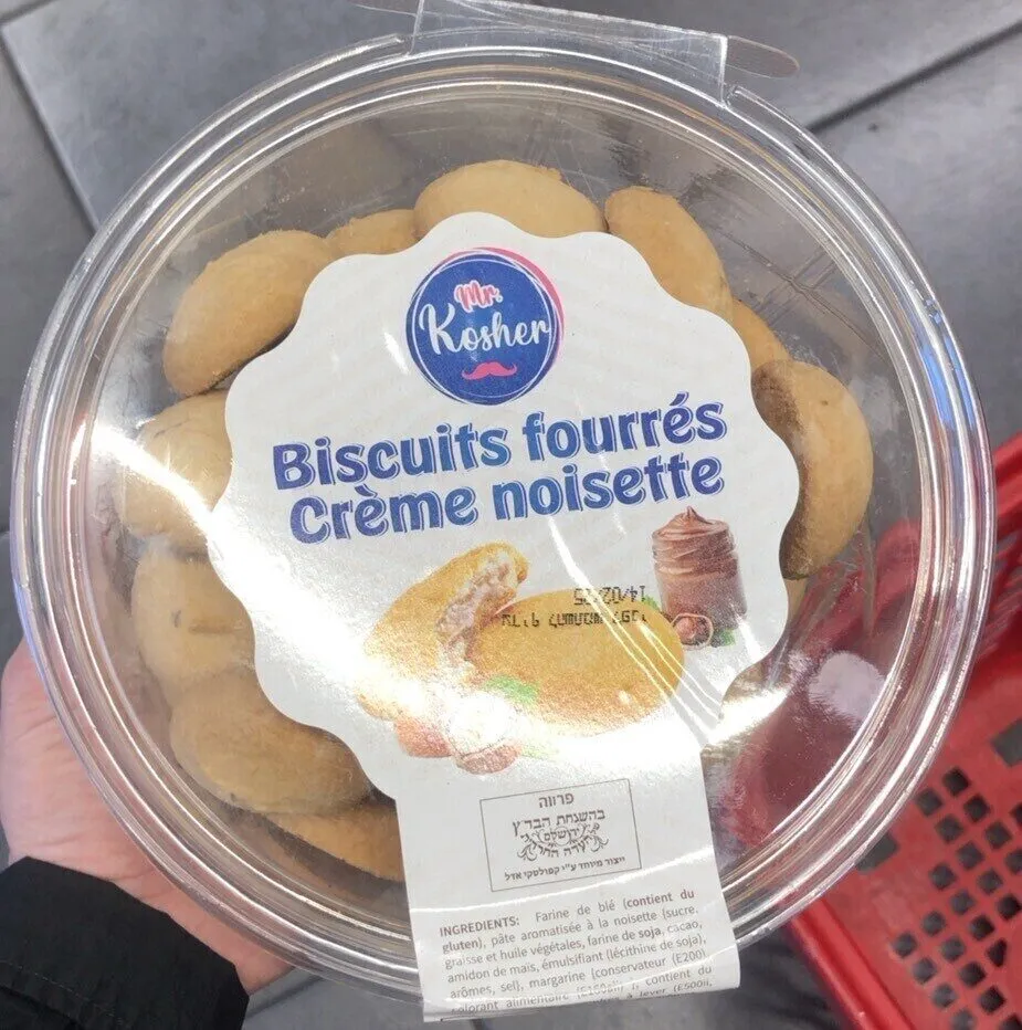 Biscuit crème noisette