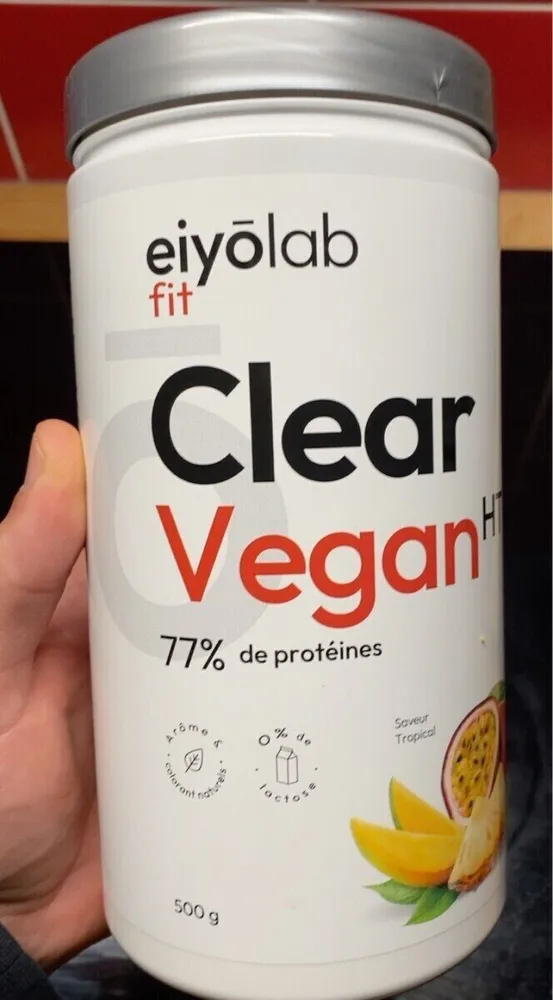 Clear vegan ht saveur tropical