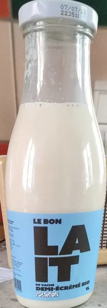 Lait de vache le fourgon