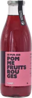 Le pur jus pomme fruits rouges