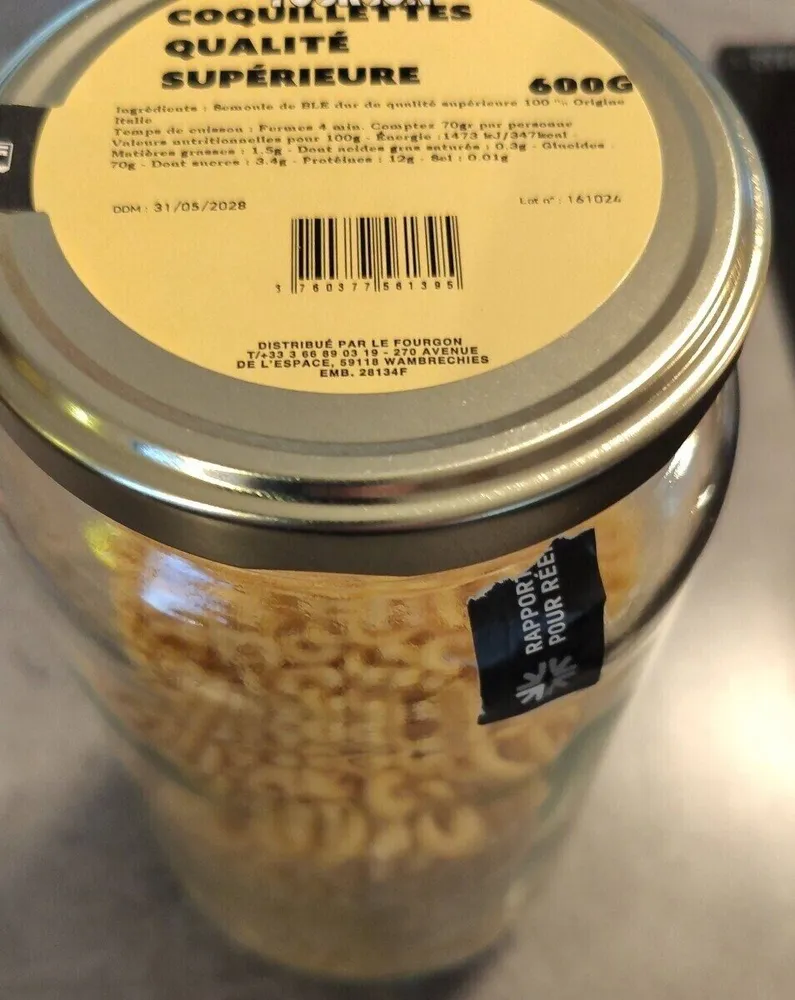 COQUILLETTES QUALITÉ SUPÉRIEURE