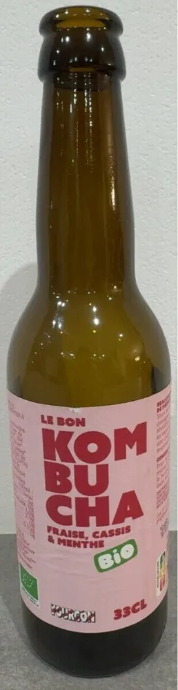 Kombucha Fraise Cassis & Menthe