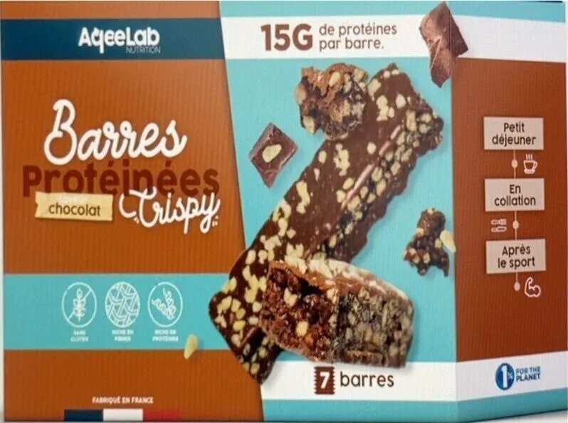 Barres proteinées crispy