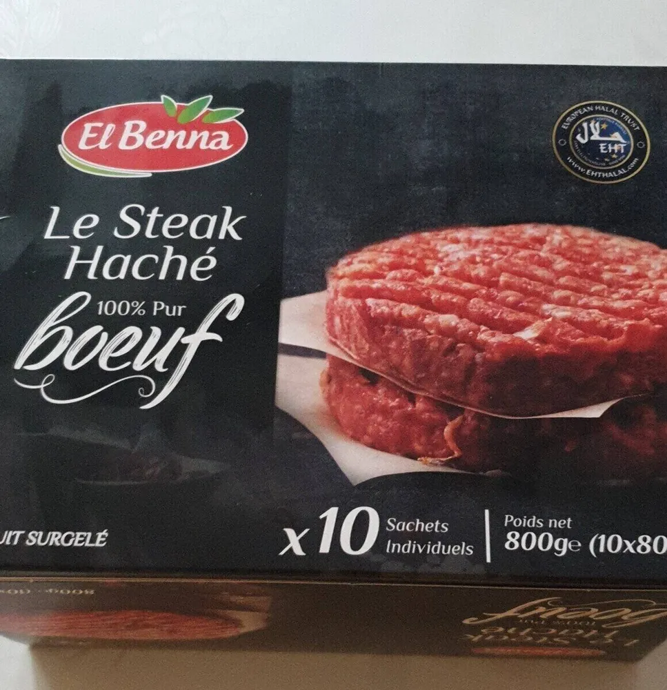 Le steak haché 100% pur boeuf