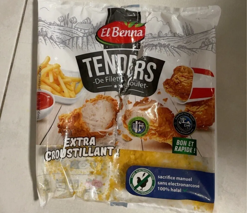 Tenders de filet de poulet