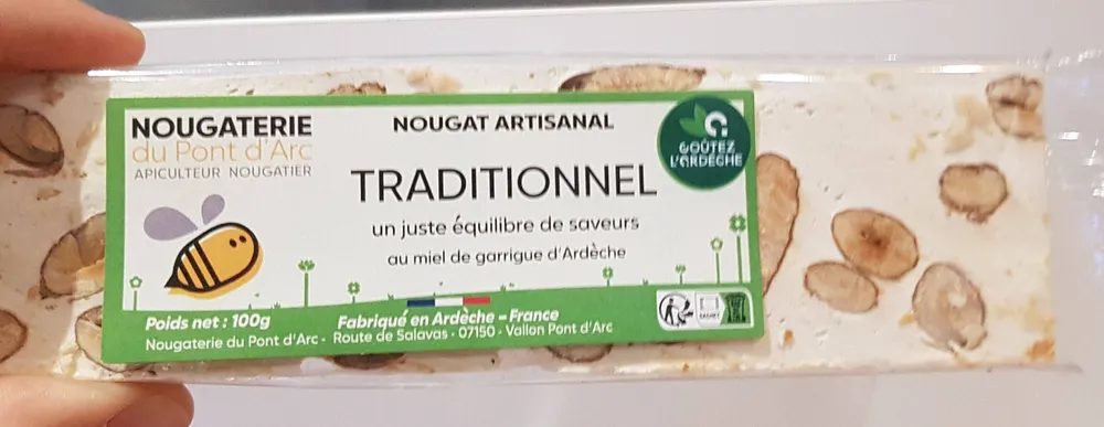 Nougat artisanal traditionnel