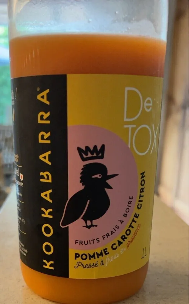 Pomme carotte citron detox