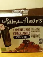 Tartines craquantes bio au chocolat