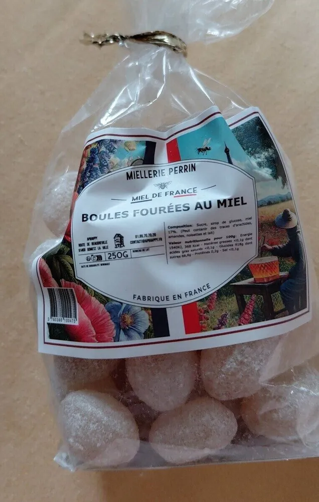 Boules fourées au miel