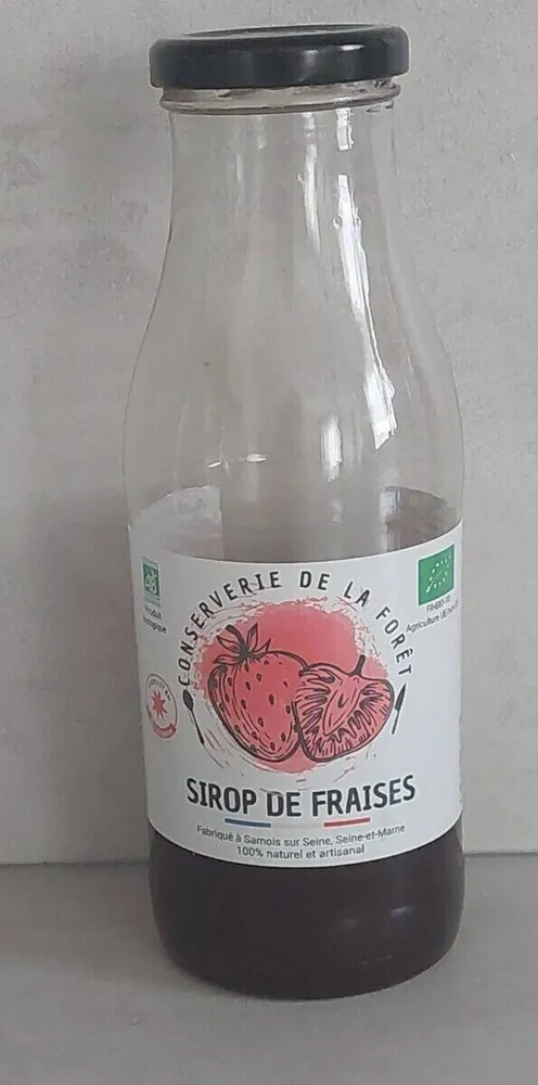 Sirop de fraises