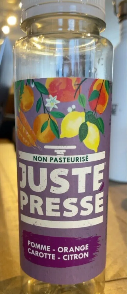 Juste pressé