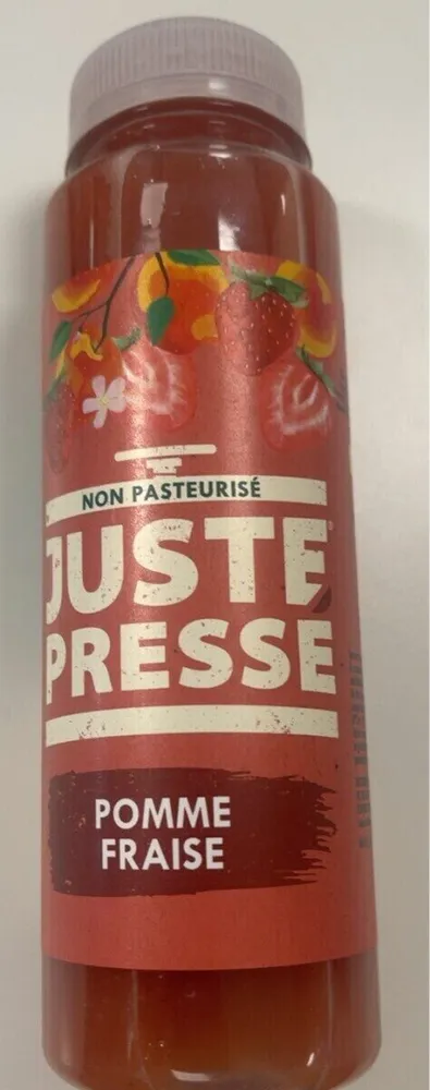 Jus de fraise et pomme