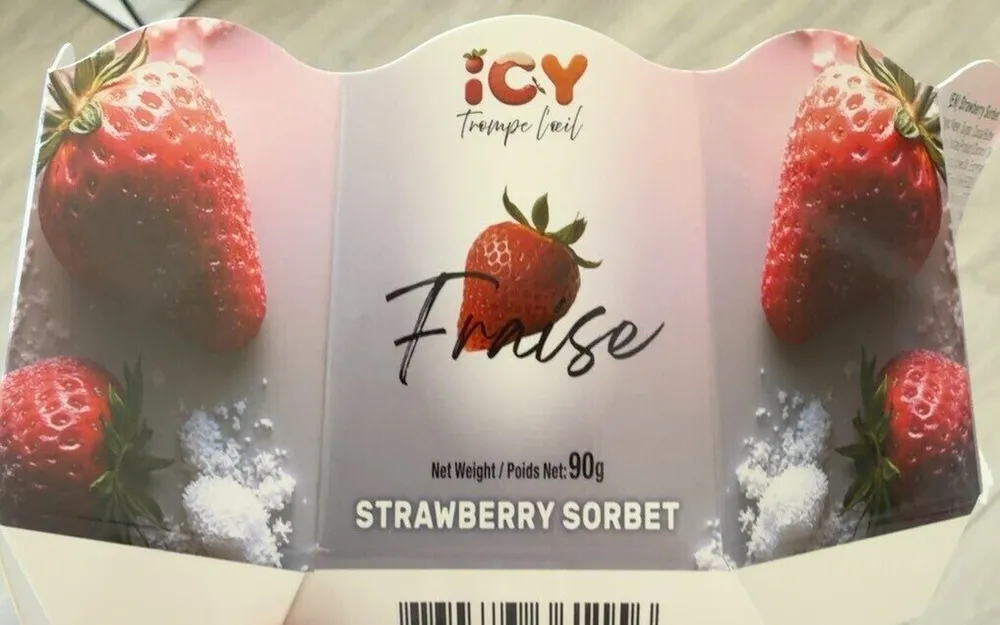 strawberry sorbet