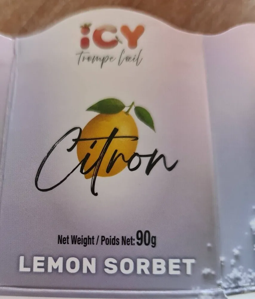 Lemon sorbet