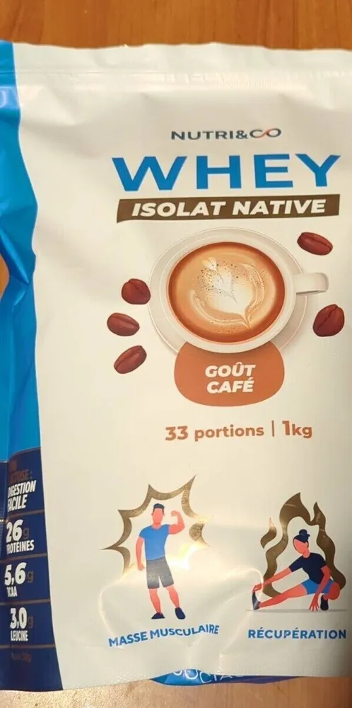Whey isolat - Café