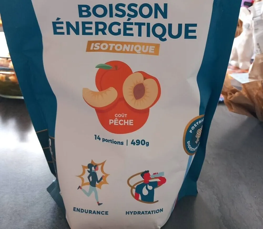 BOISSON ÉNERGÉTIQUE ISOTONIQUE GOÛT PÊCHE