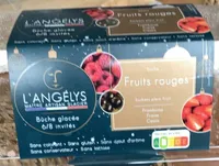 Bûche glacée fruits rouges