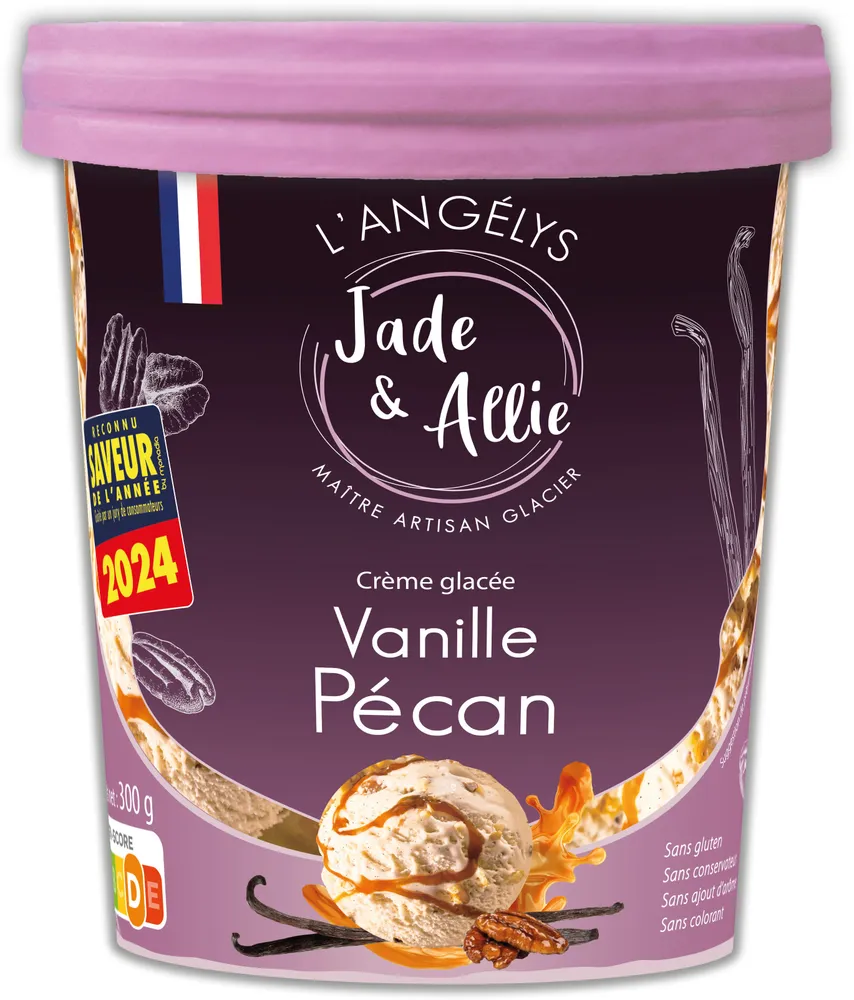 Creme glacée Vanille Pécan