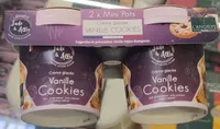 Crème glacée vanille cookies