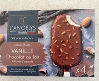 Batonnet vanille chocolat au lait éclats d'amande