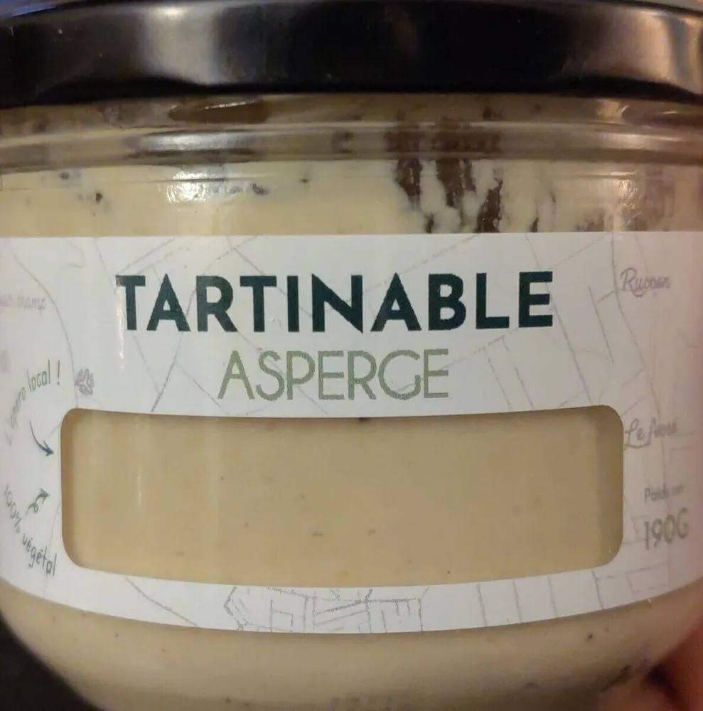 Tartinable asperge