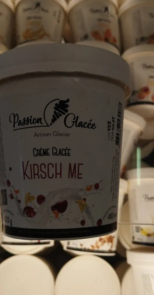 Crème glacée kirsch me