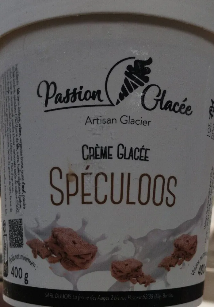 Crème glacée spéculoos
