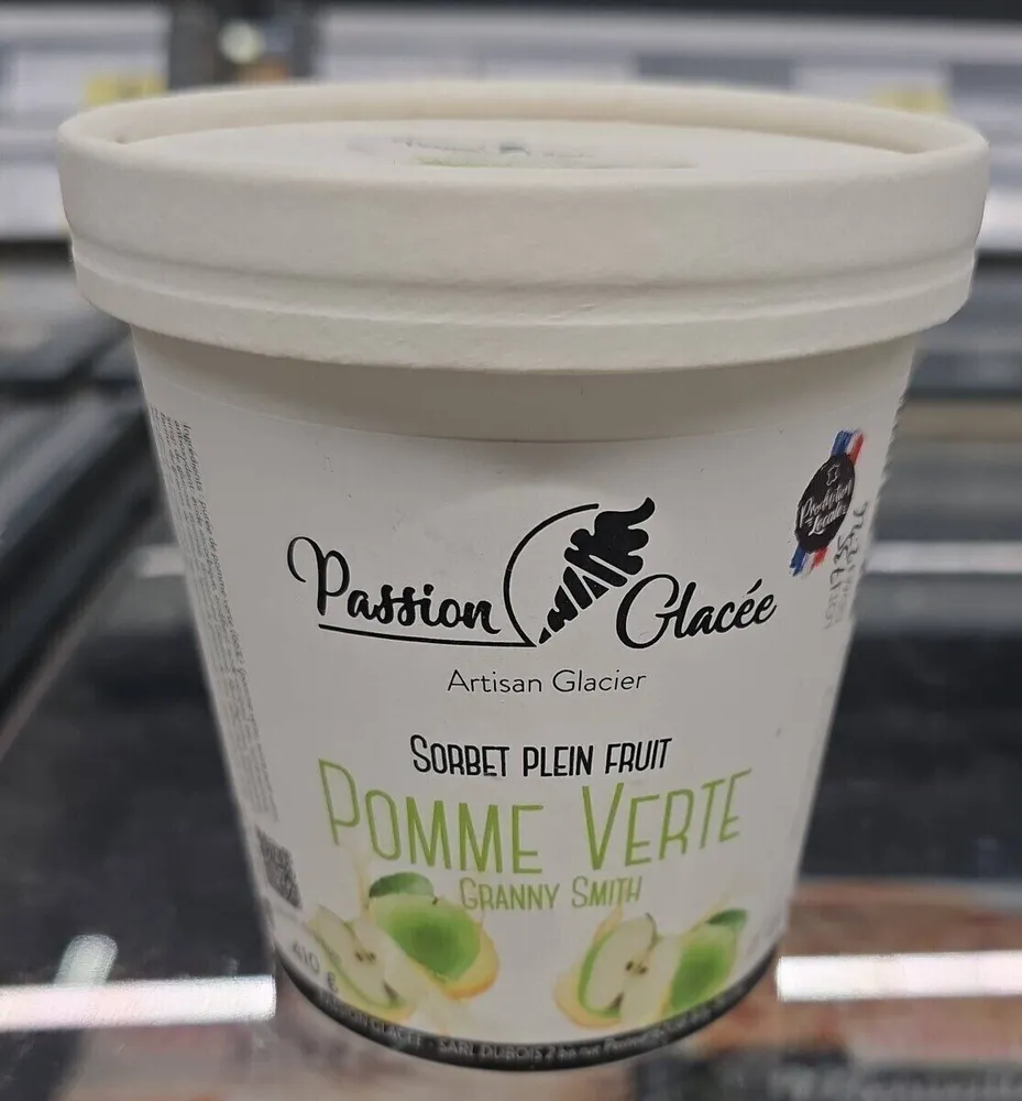 Sorbet plein fruits Pomme Verte