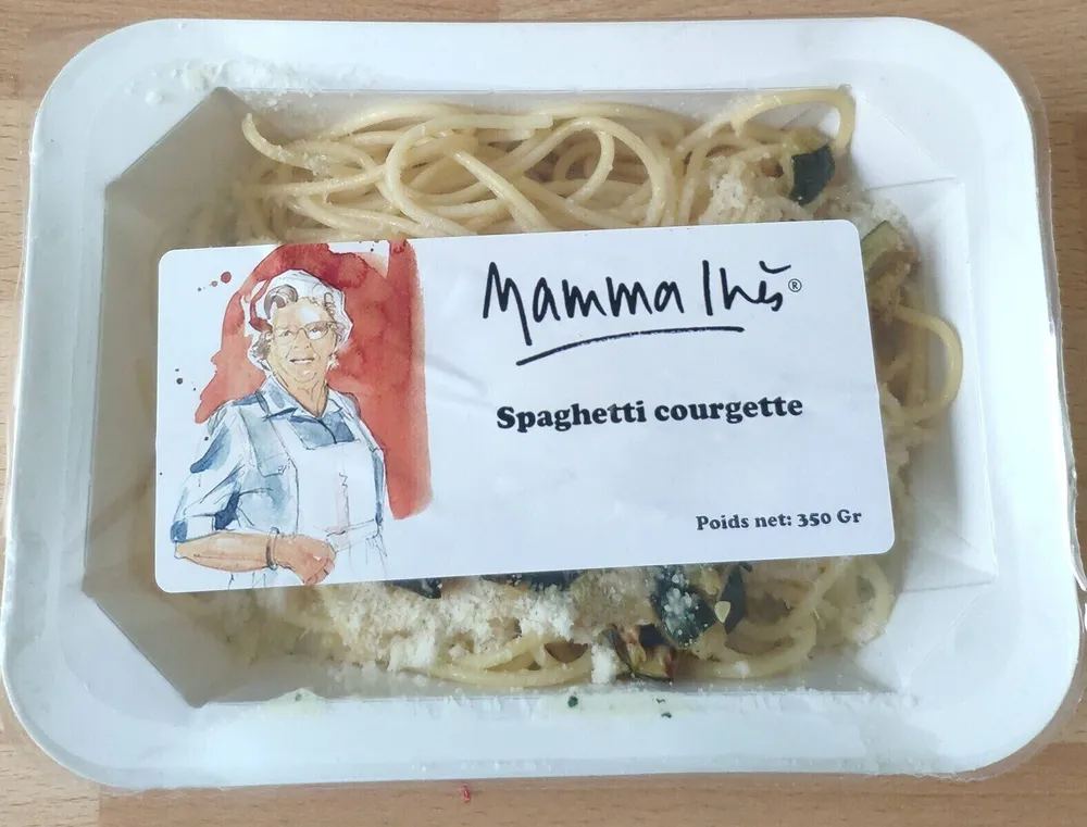 spaghetti courgettes