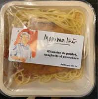 Milaneise de poulet, spaghetti al pomodoro