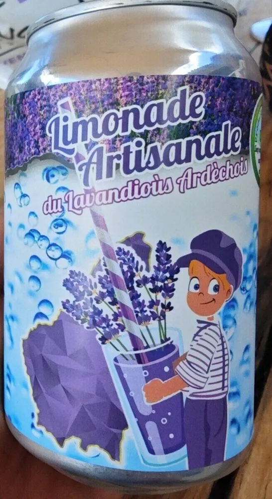 Limonade artisanale du lavandious ardechois