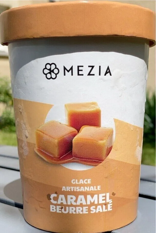 Glace artisanale Caramel Beurre Salé