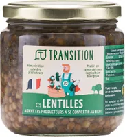 Lentilles vertes conserve