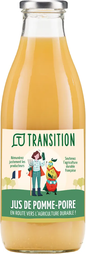 Jus de pomme poire