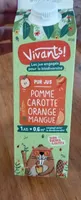 Pur jus pomme carotte orange mangue