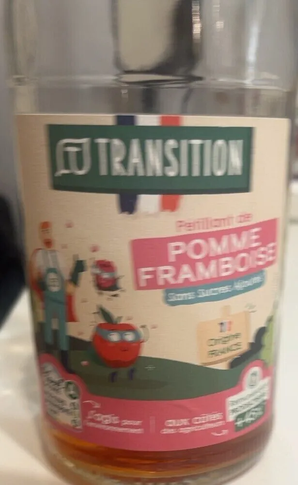 Petillant de pomme framboise