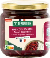 Haricots rouges cuisinés dans une sauce façon basquaise