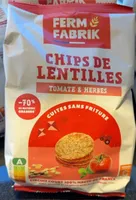 CHIPS DE LENTILLES TOMATE & HERBES