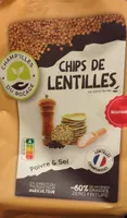 CHIPS DE LENTILLES Poivre & Sel