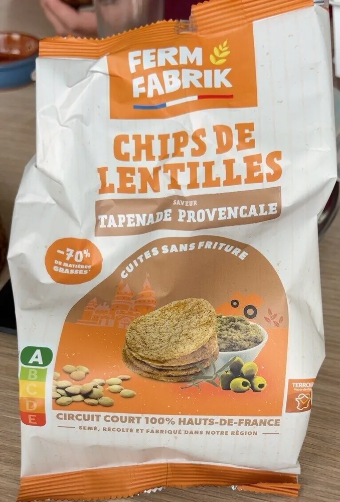 Chips lentilles