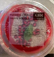 Pudding chia fruits rouges