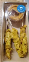 Brochettes Poulet sauce cacahuète