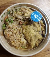 Poulet citronnelle riz sauté