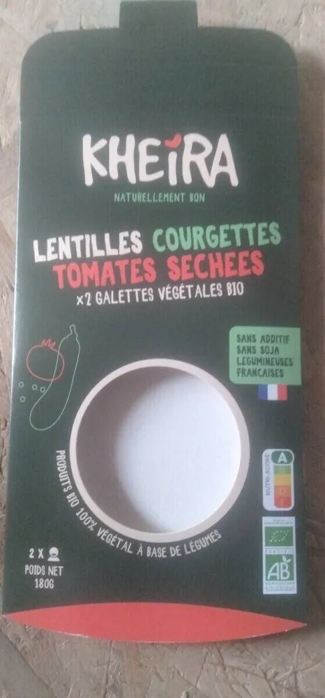 Galette vegetale
