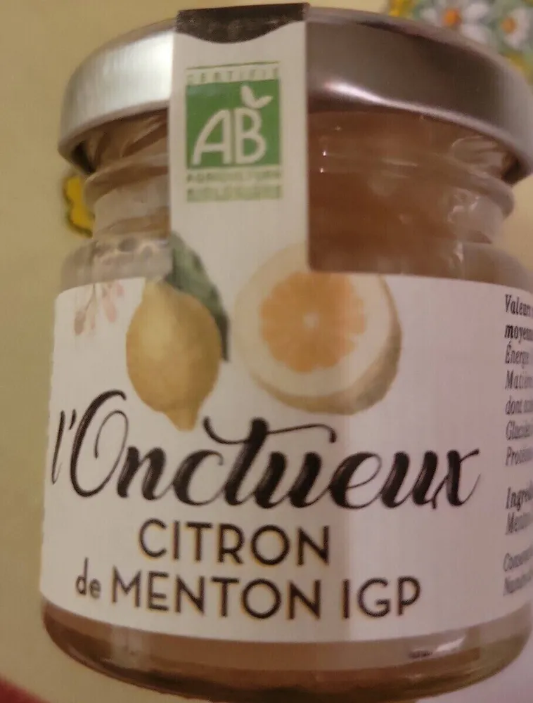 L'onctueux citron de menton IGP