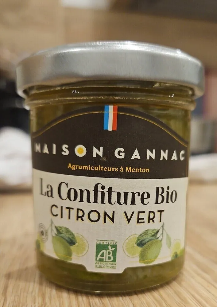 La confiture bio citron vert