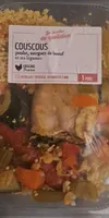 Couscous poulet merguez de boeuf légumes