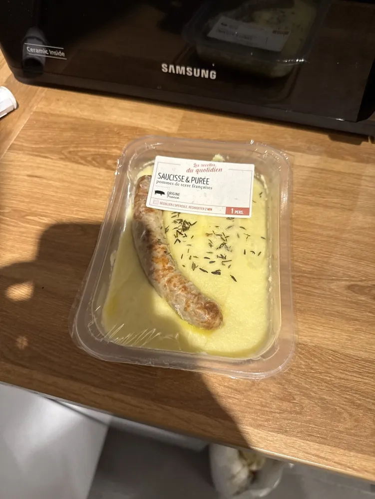 Saucisse Purée
