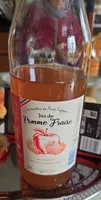Jus de pomme fraise