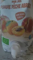 PUR JUS POMME PÊCHE ABRICOT